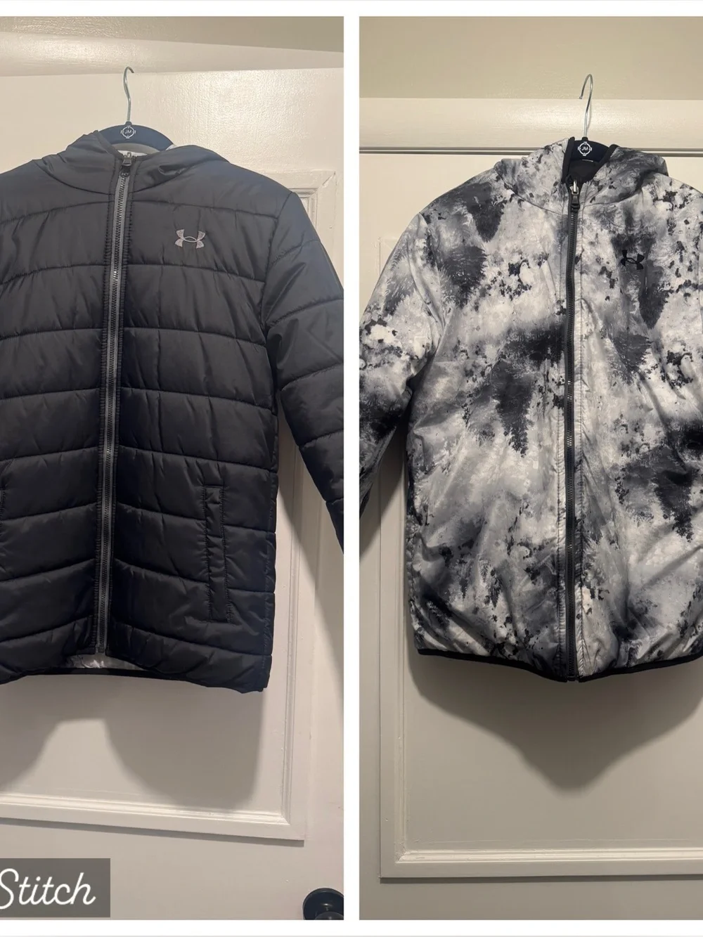 Under Armour reversible hooded